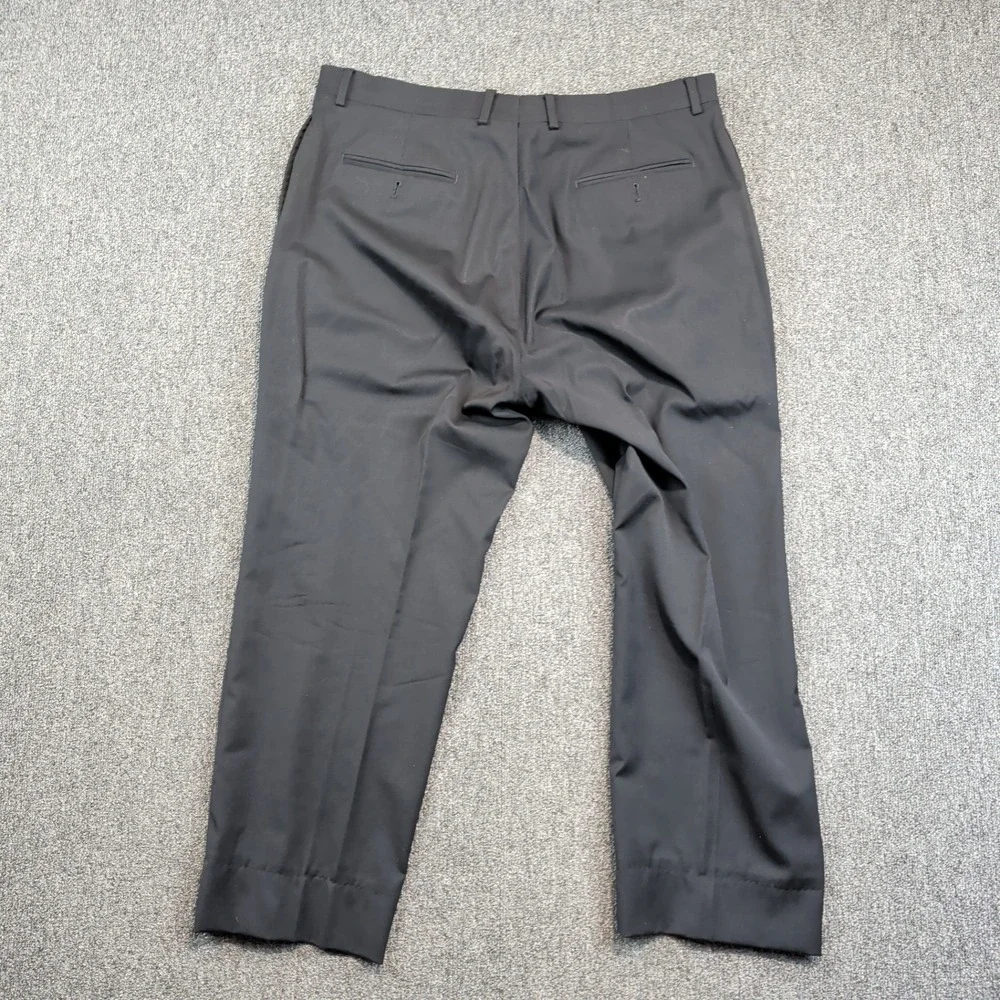 Awearness Kenneth Cole Modern Slim Fit Suit Set 42R Black Wool Professional